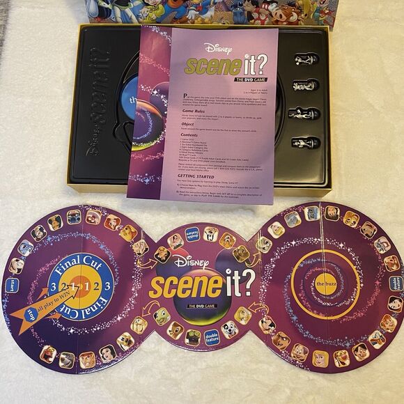 Disney Scene It? Family Trivia Board Game DVD Original 2004 - Picture 4 of 10